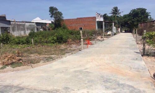 Bán đất đường bê tông 4m xe hơi đối diện chợ bình an thị xã lagi bình thuận