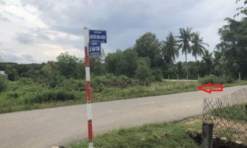 Bán đất mặt tiền đường nguyễn bỉnh khiêm phường tân an thị xã lagi bình thuận