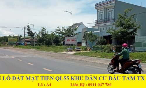 Bán lô đất A4 khu dân cư dâu tằm nằm mặt tiền quốc lộ 55 thị xã lagi bình thuận