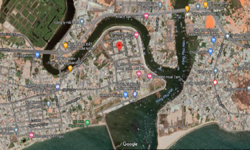 Bán lô đất mặt tiền đường nhựa ngô gia khảm bao quanh sông thành phố phan thiết