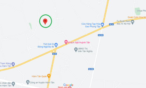 Bán lô đất nằm trung tâm thị trấn tân nghĩa hàm tân bình thuận