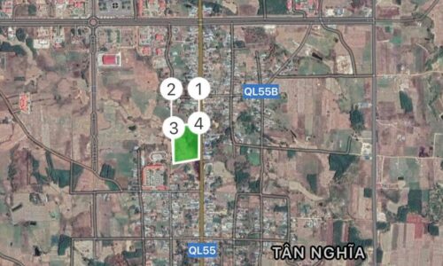 Bán lô đất mặt tiền đường cách mạng tháng tám thị trấn tân nghĩa hàm tân bình thuận