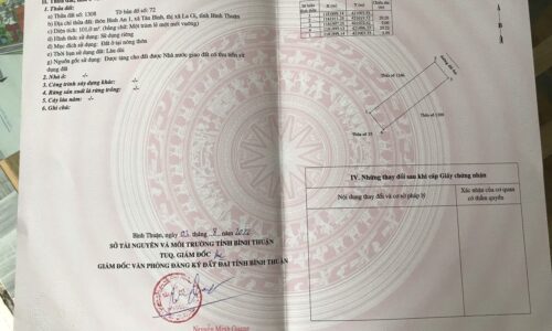 Bán lô đất hẻm 4m sau lưng khu Sài Gòn Hàm Tân thị xã Lagi Bình Thuận