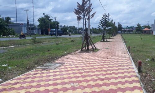 Bán lô đất mặt tiền đường nhựa tôn đức thắng ngay khu dân cư dâu tằm thị xã lagi