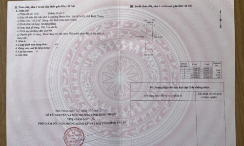 Bán 3 lô nằm hẻm đinh bộ lĩnh phước hội lagi binh thuận