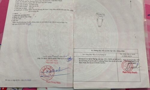 Bán nhà ở Thị Xã Lagi – phường Phước hội- Khu Phố 10 ( Nguyễn Ngọc kì)