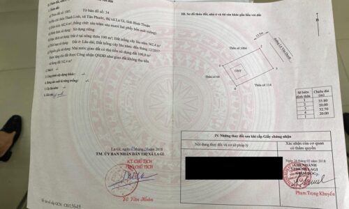 BÁN MẶT TIỀN LÊ VĂN DUYỆT TÂN PHƯỚC LAGI BÌNH THUẬN
